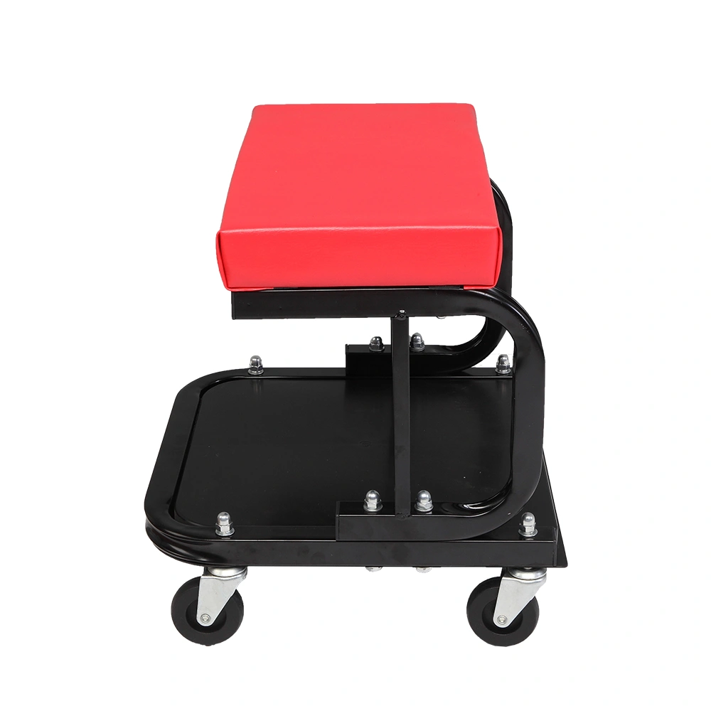 U-Shaped Rolling Creeper Seat Red & Black view 13
