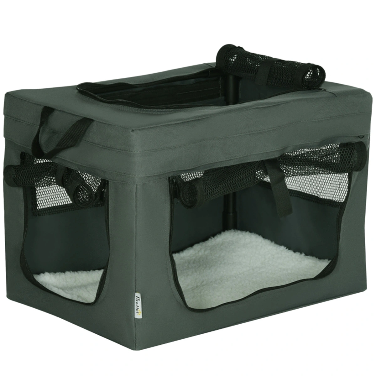 Pet Carrier Bag for Small Dogs & Cats, Portable Airline Approved Soft-Sided Travel Crate with Shoulder Strap, Foldable Pet Tote for Car, Home, and Outdoor Use view 3