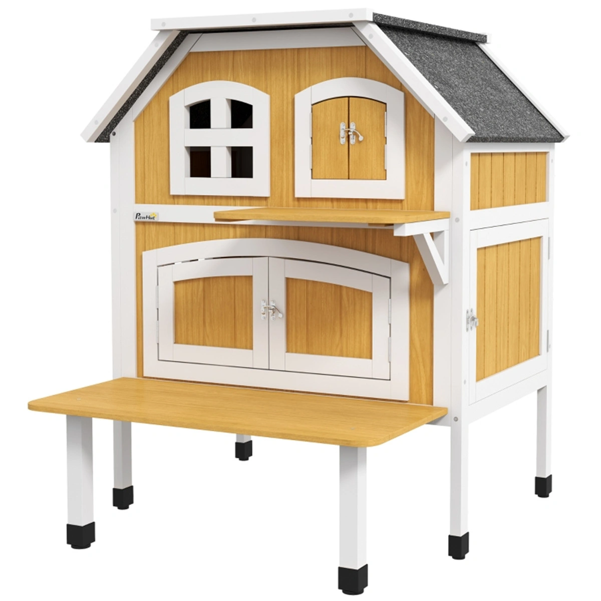 Cozy Cat House Cave with Removable Memory Foam Mattress, Washable Pet Bed for Indoor Cats Kittens Small Dogs view 3