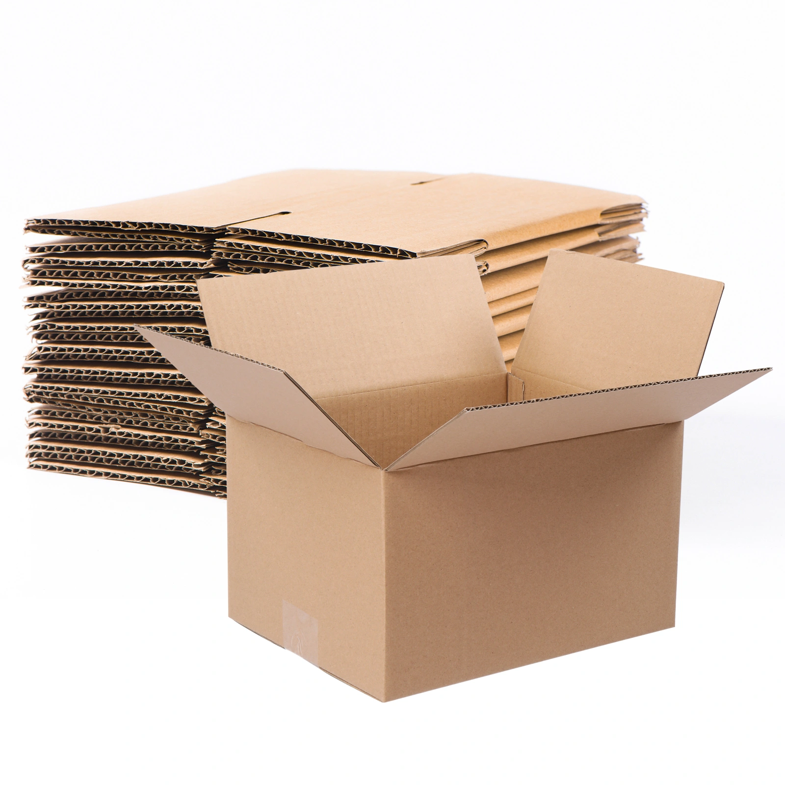 50pcs Corrugated Cardboard Boxes 10x8x6 Inch Kraft Color 3mm Thick Shipping Mailer Boxes 25.4x20.3x15.2cm view 22