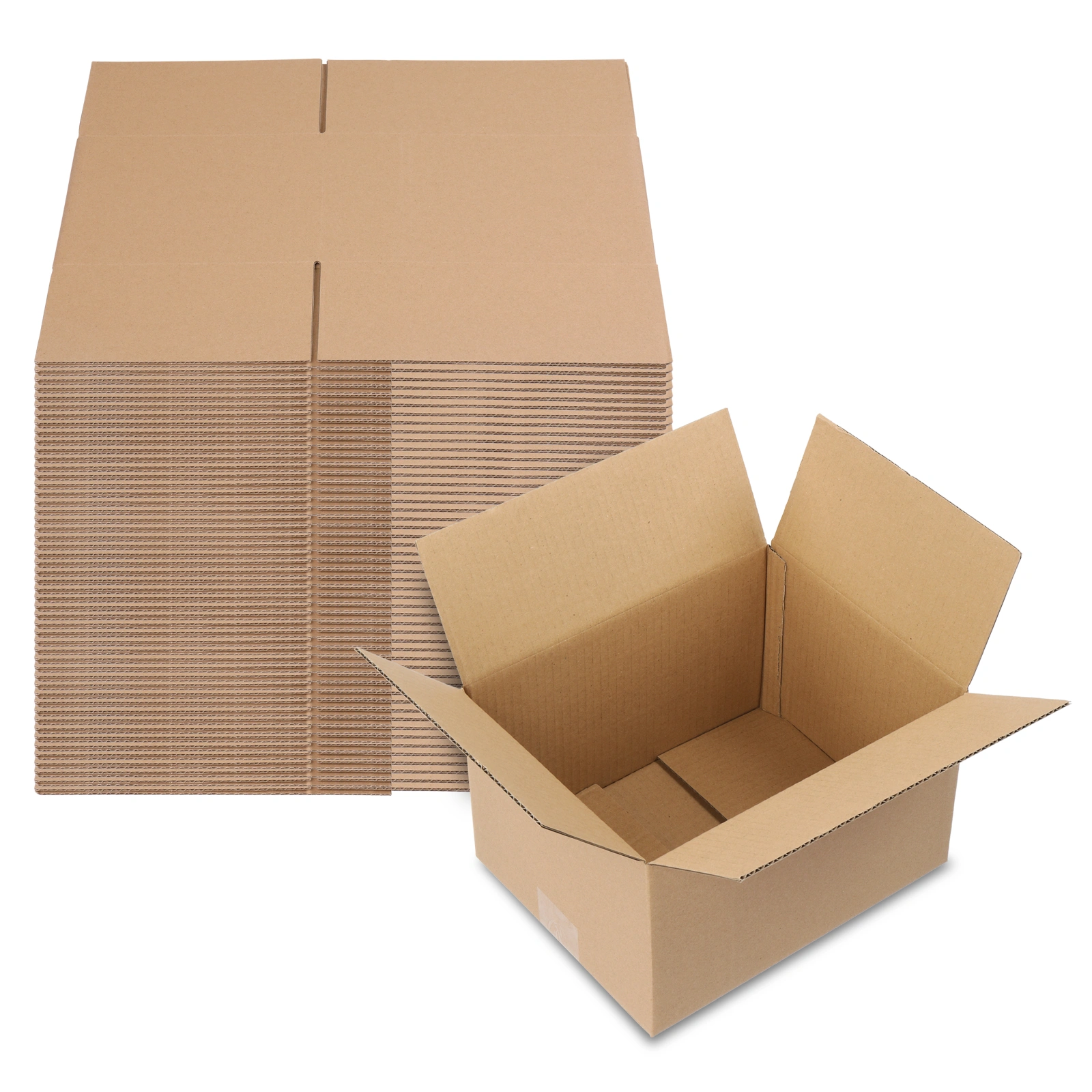 50pcs Corrugated Cardboard Boxes 10x8x6 Inch Kraft Color 3mm Thick Shipping Mailer Boxes 25.4x20.3x15.2cm view 26