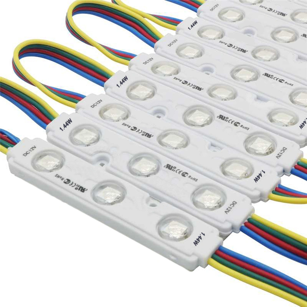 RGB LED Module 5050 SMD 3-Unit 12V for Channel Letter Signs Store Window Light Strip view 2