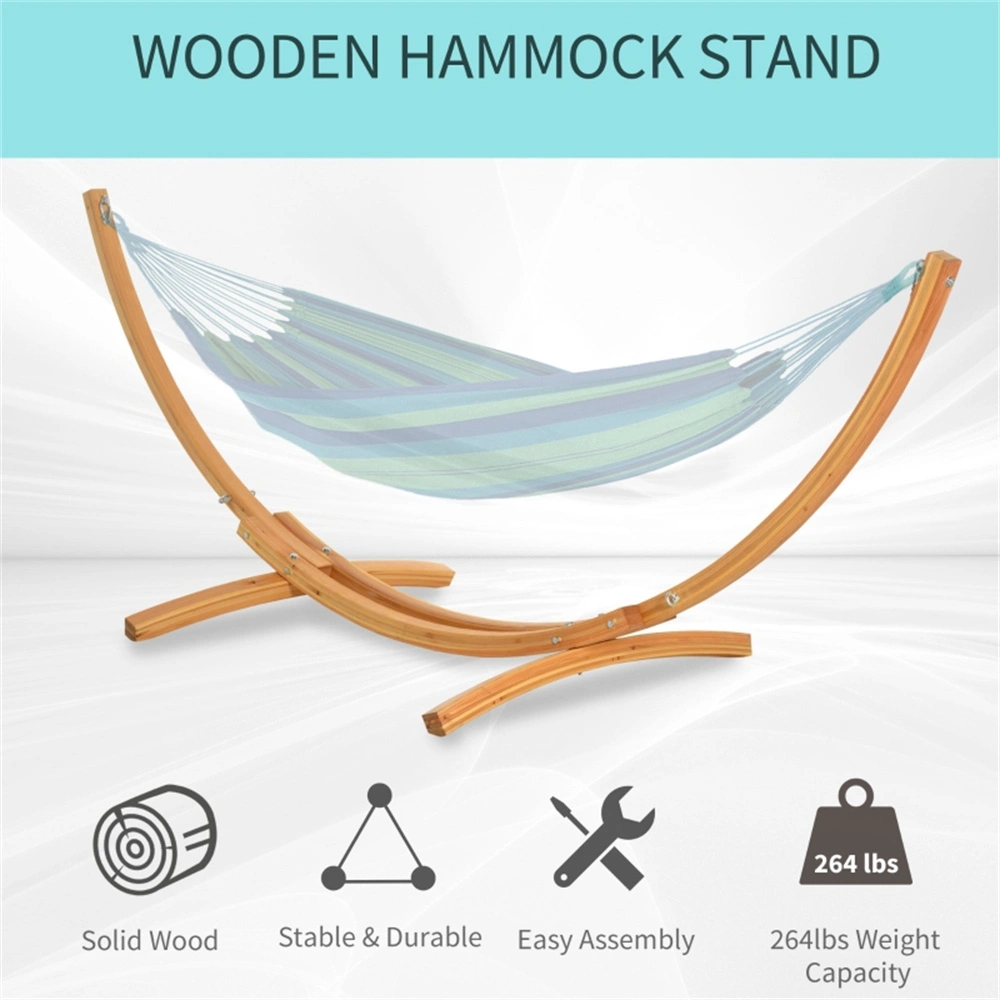 Hammock Stand Frame, Heavy-Duty Portable Steel A-Frame Outdoor Hammock Stand, Fits Most Hammocks, Weight Capacity 450 lbs, Easy Assembly, Powder-Coated Finish, Rust Resistant view 3