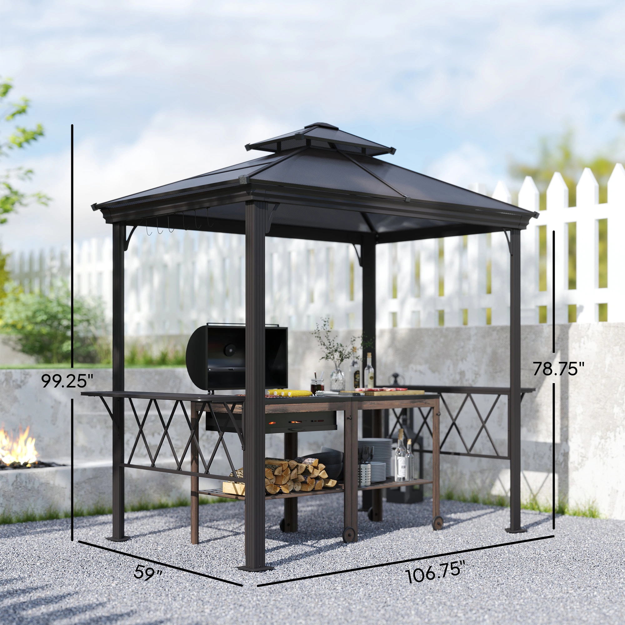 Portable Charcoal Grill /BBQ Grill ( Amazon Shipping)(Prohibited by WalMart) view 4
