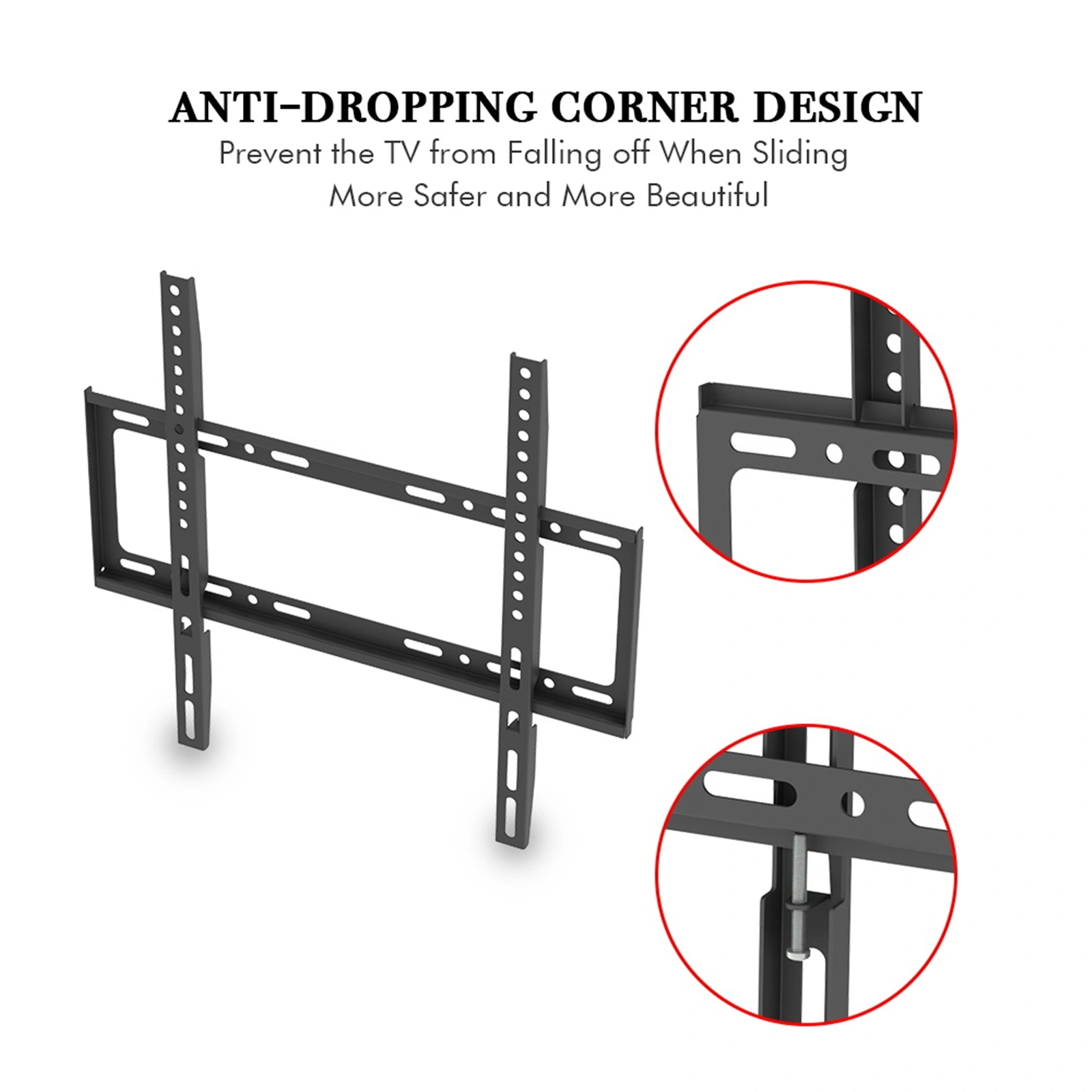 26-55" Wall Mount Bracket TV Mount TMW4040 with Sprit Bubble view 5