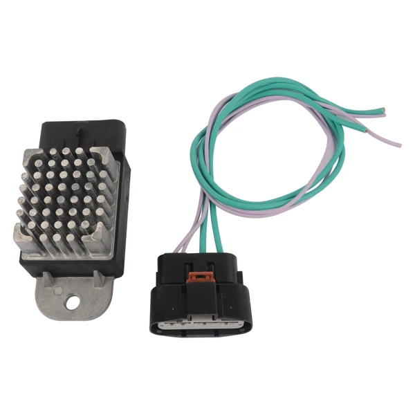 Engine Cooling Fan Relay Kit Fits 04-07 Chrysler Pacifica Dodge Grand Caravan Caravan Jeep Liberty Wrangler 68023333AA 68041017AB 902-310