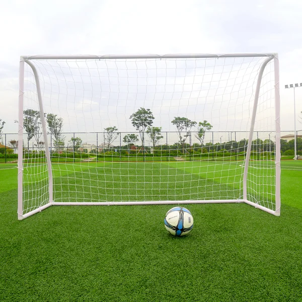 2.45M Professional PVC Tube Plastic Soccer Door White