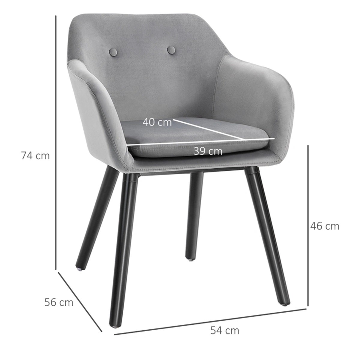 24 Inch Bar Stools Set of 2, Modern Swivel Counter Height Stools with Footrest, PU Upholstered Dining Chair, Metal Frame Barstools, Home Kitchen Office Restaurant, Grey/Black/White view 3