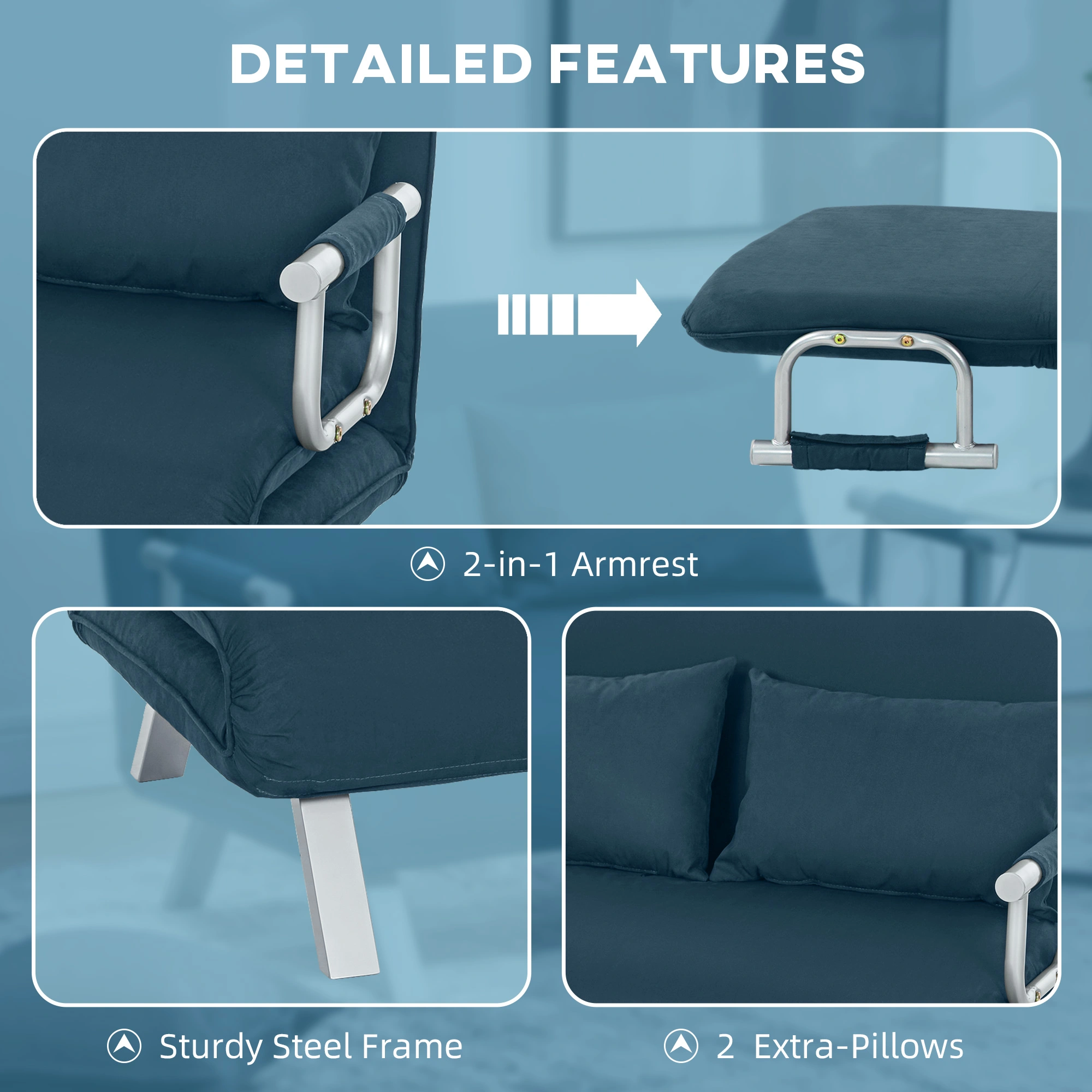 Comfortable Sofa Chair for Living Room view 4
