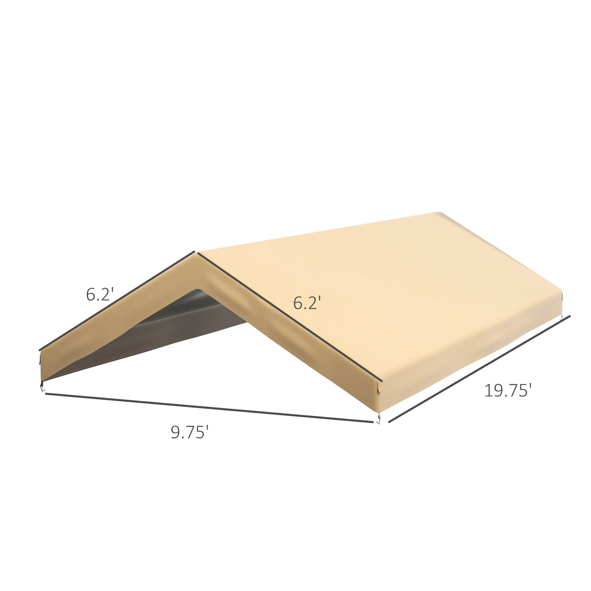 Carport Roof-Without bracket