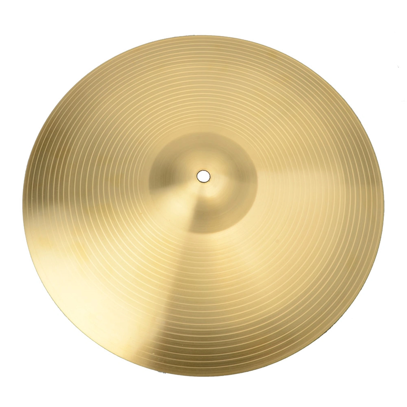 Professional 16" 0.7mm Copper Alloy Crash Cymbal for Drum Set Golden view 2
