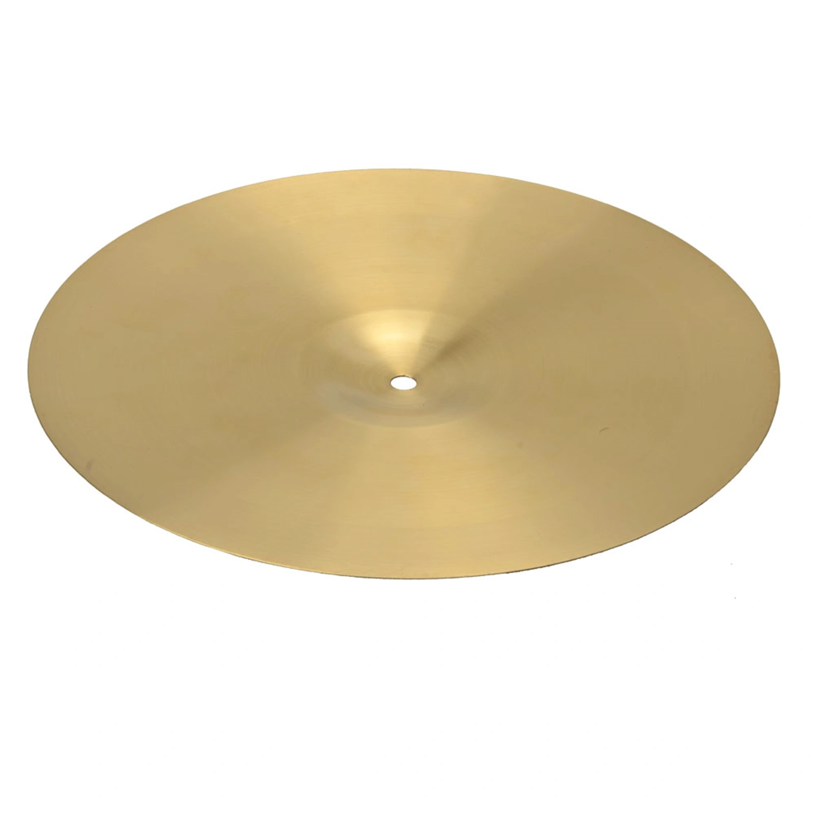 Professional 16" 0.7mm Copper Alloy Crash Cymbal for Drum Set Golden view 3
