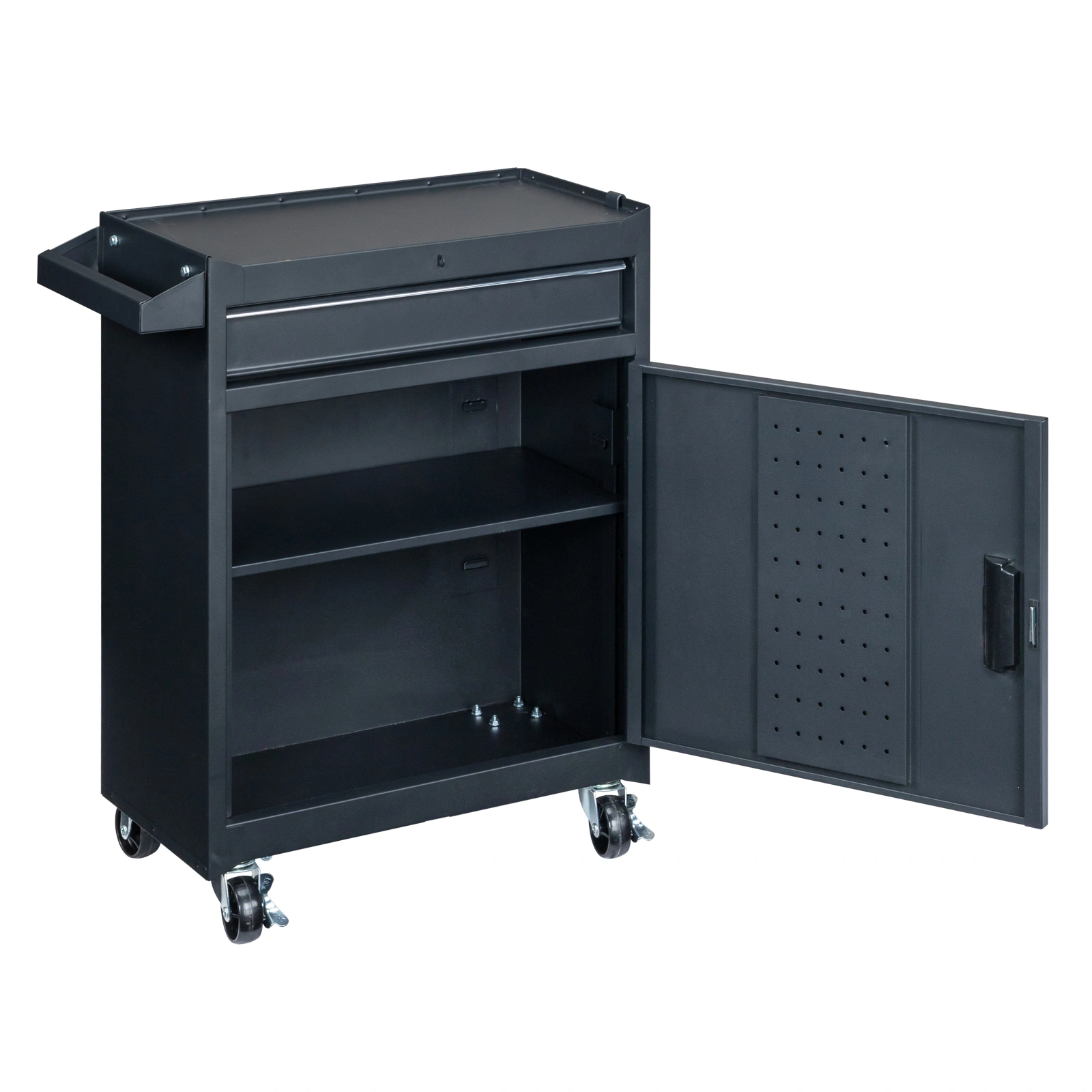 4 Drawstring Cabinet Steel Black Lock 330lb Instrument Cart Storage Room view 22