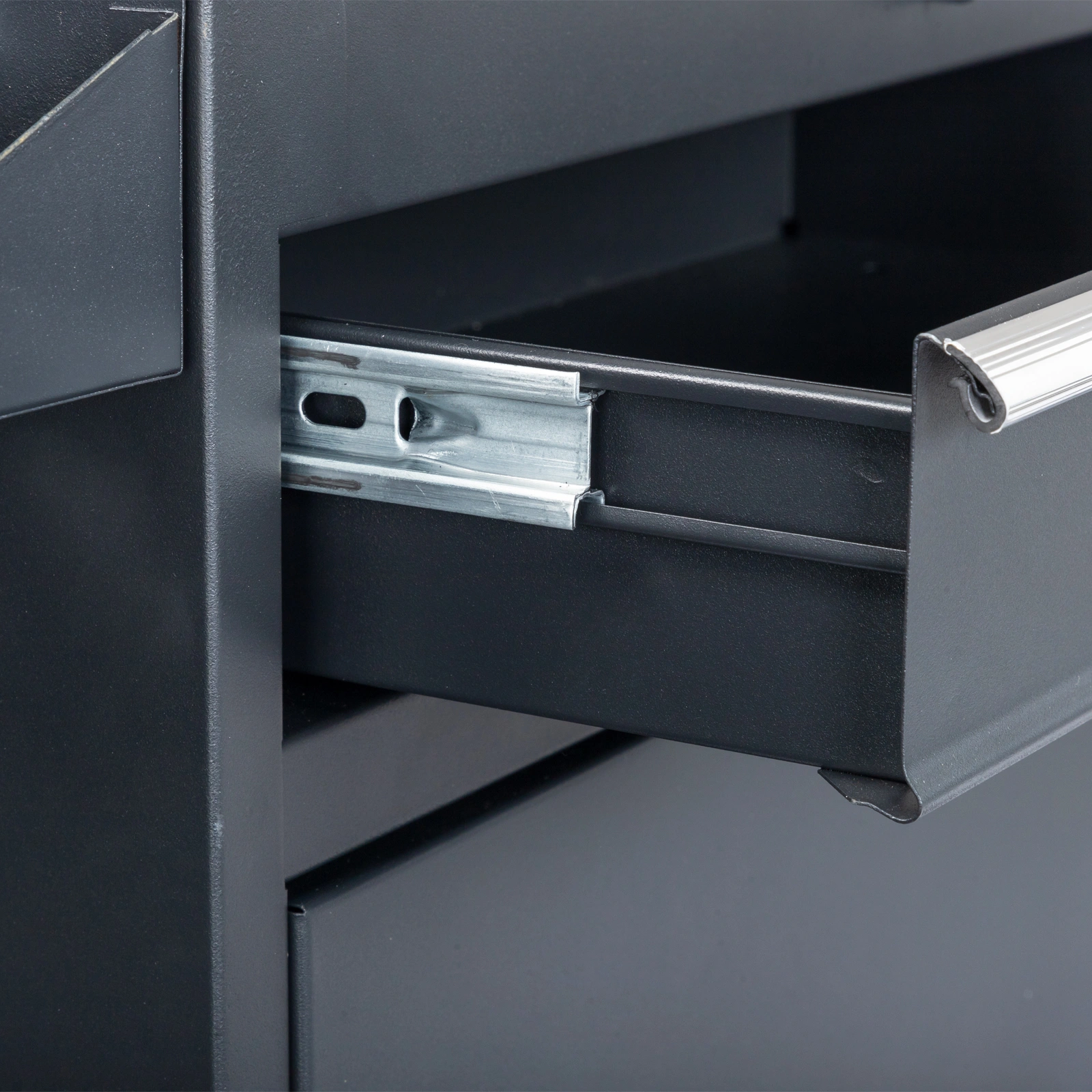 4 Drawstring Cabinet Steel Black Lock 330lb Instrument Cart Storage Room view 35