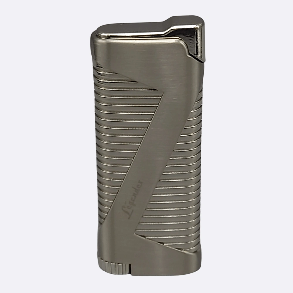 Legendex Pioneer Torch Lighter Silver Refillable Adjustable Flame Cigar Cigarette Kitchen Outdoor
