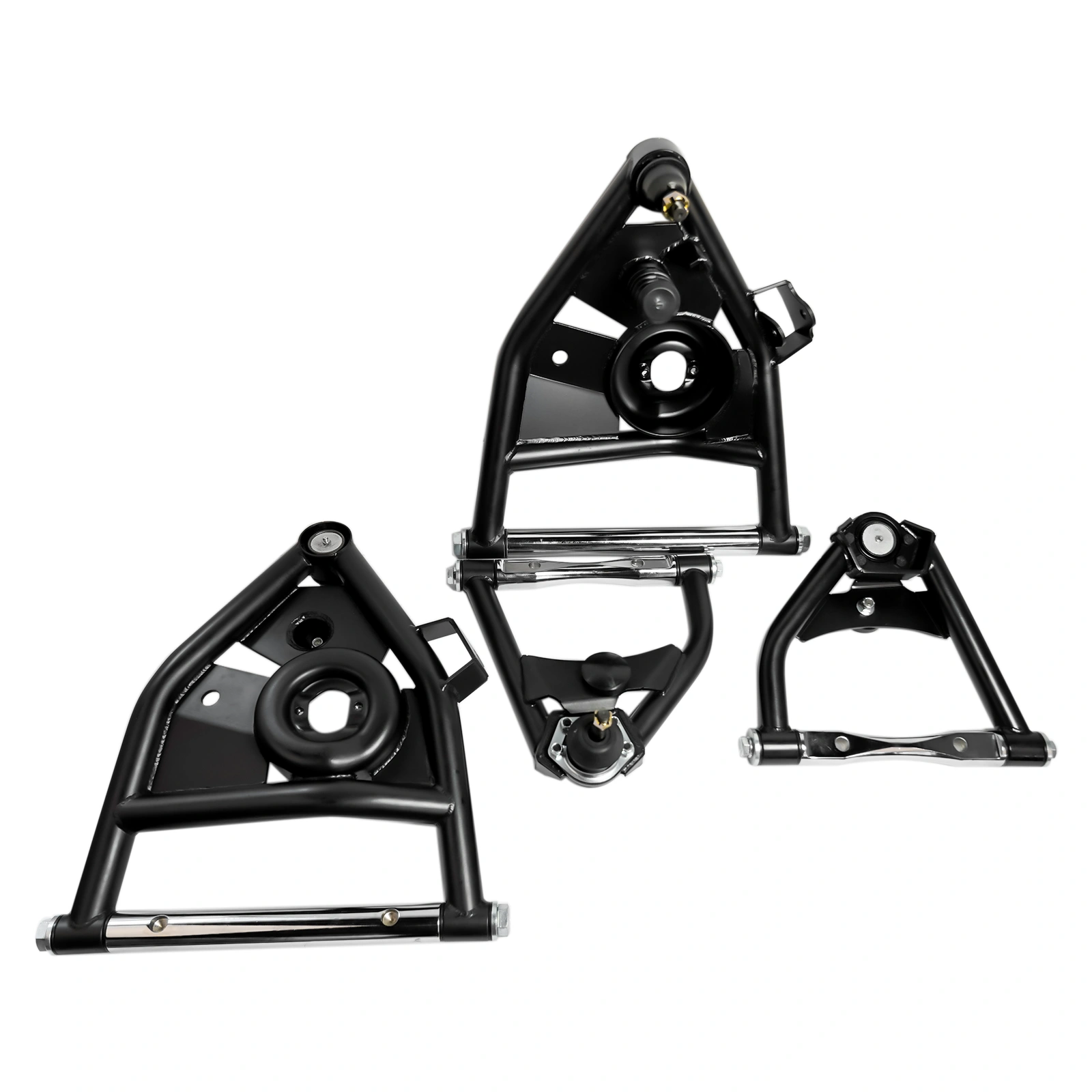 Set of 4 Upper and Lower Tubular Control Arm Kit Fits for Chevy GMC C10 Pickup 1963-1970 view 3