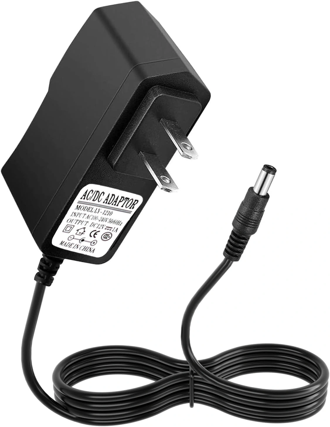 DC Power Supply Adapter 12V 1A 12 Volt 1 Amp AC to DC Converter for LED Strip Router CCTV TK/TEMU Self PickUp