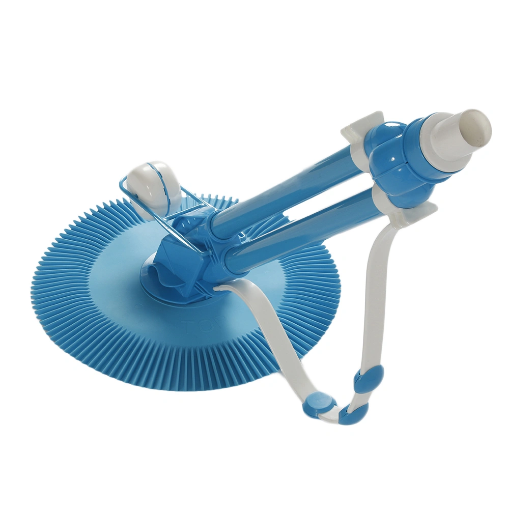 Auto Swimming Pool Cleaner with 10pcs Durable Hose, Suction Side Villa Type Robot Vacuum, Blue view 5