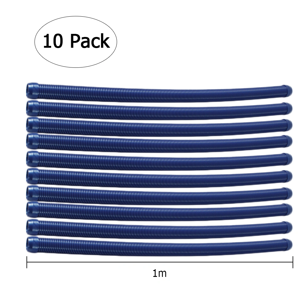 Auto Swimming Pool Cleaner with 10pcs Durable Hose, Suction Side Villa Type Robot Vacuum, Blue view 8