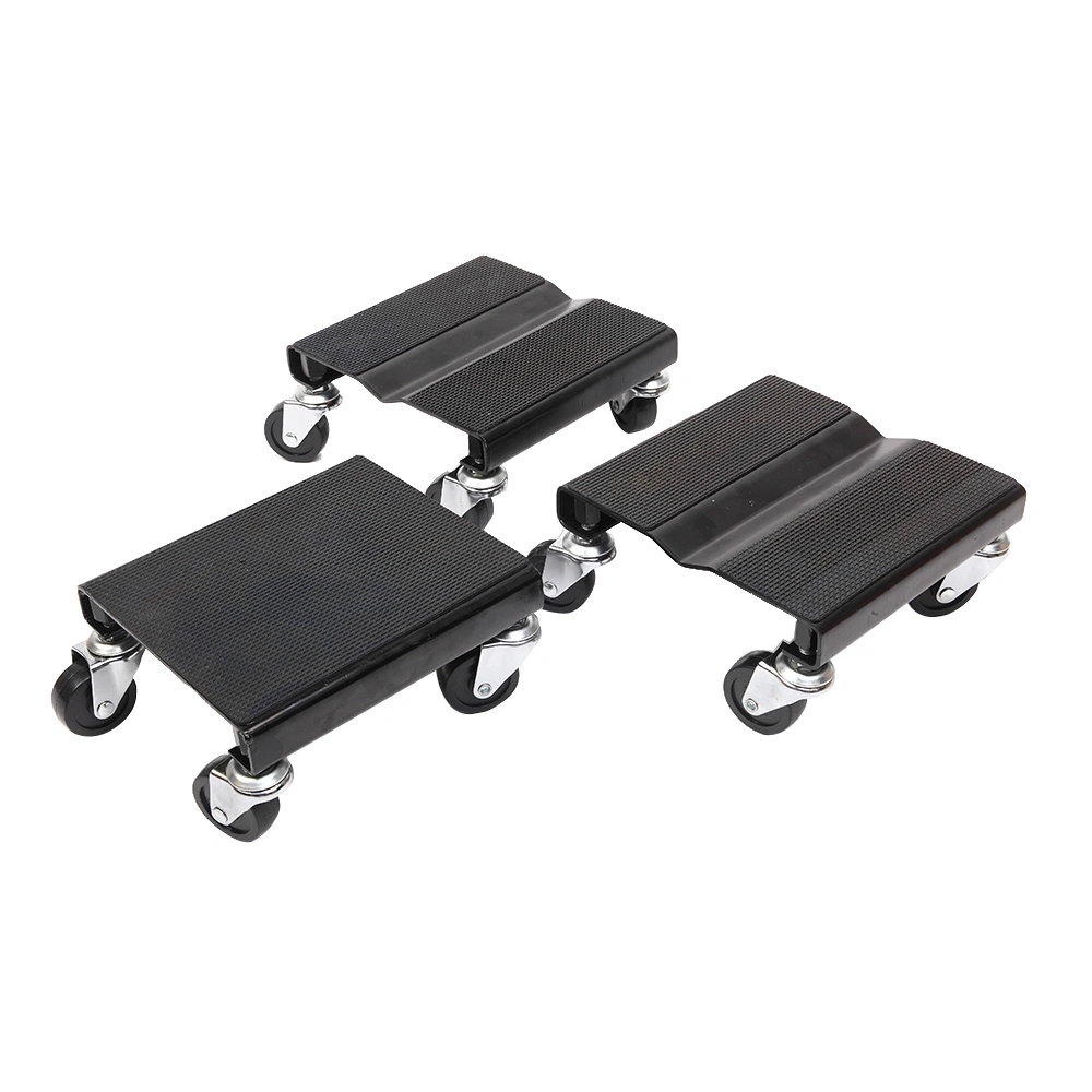 3 Pack Black Snowmobile Dollies - Heavy Duty Ski Snowmobile Transport Dolly Stands view 6