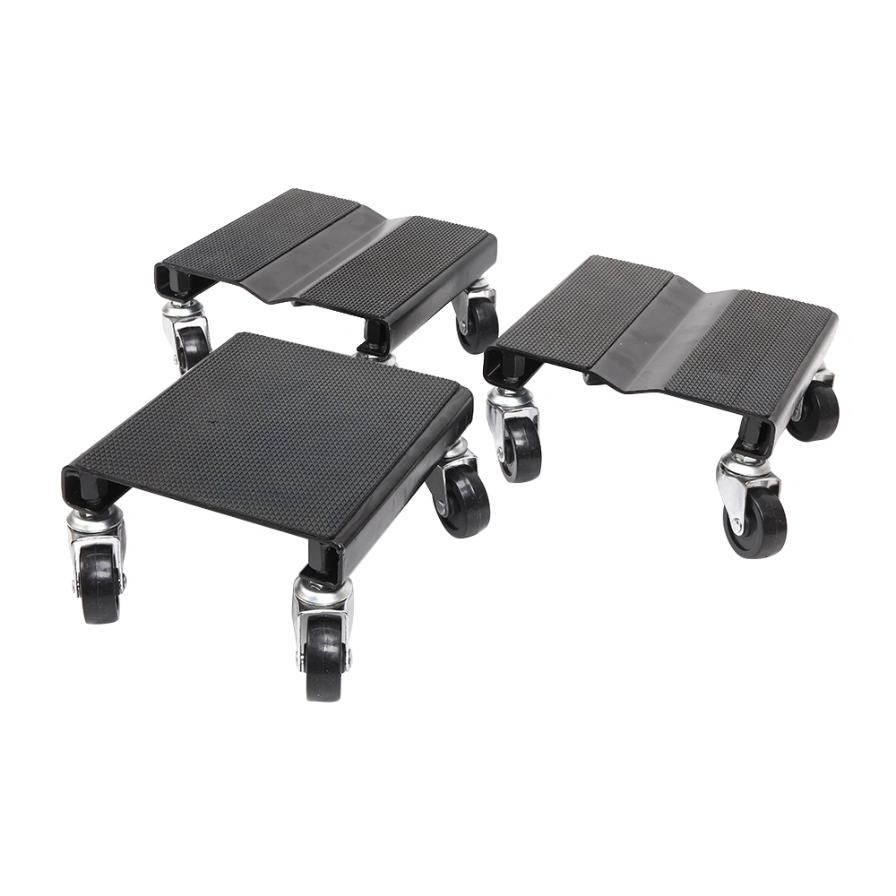 3 Pack Black Snowmobile Dollies - Heavy Duty Ski Snowmobile Transport Dolly Stands view 8