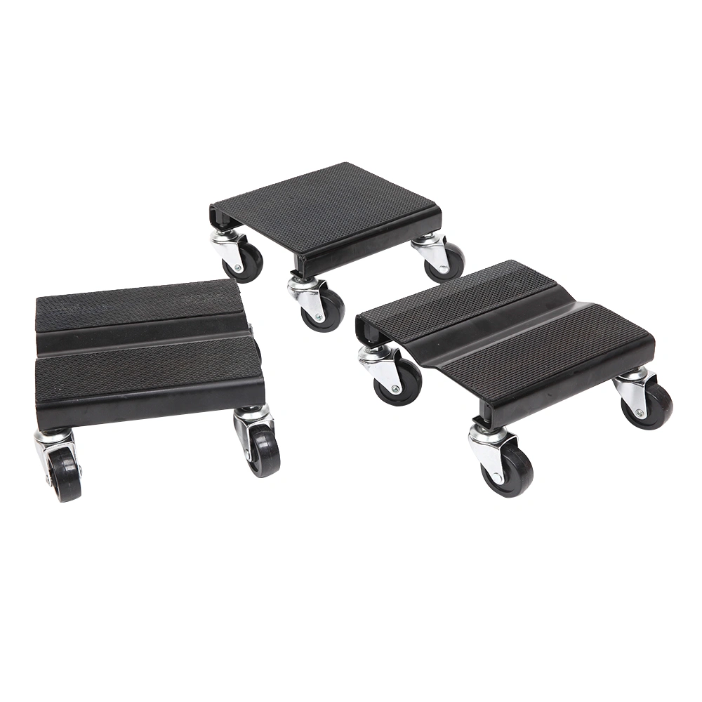 3 Pack Black Snowmobile Dollies - Heavy Duty Ski Snowmobile Transport Dolly Stands view 9