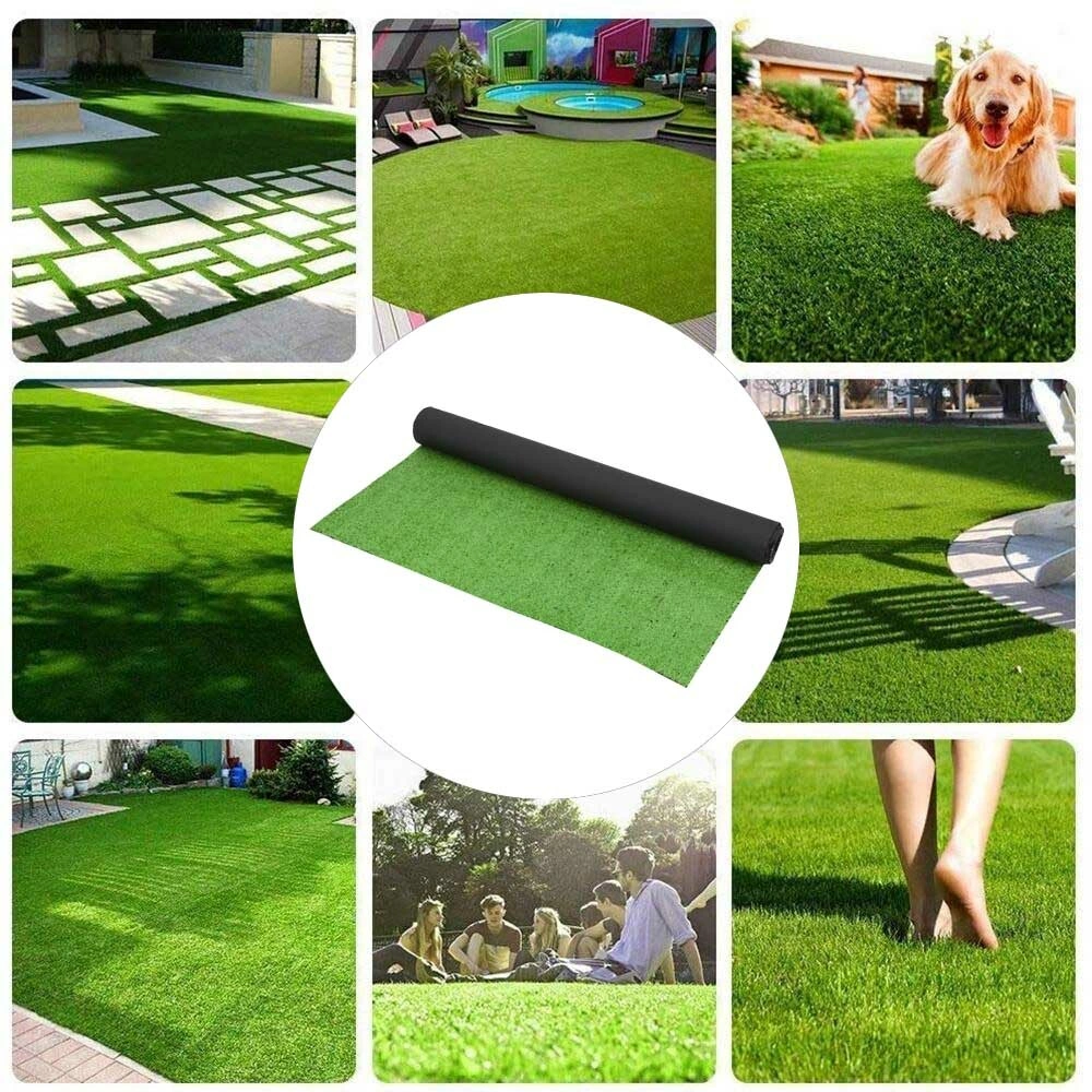 4M Artificial Grass Turf Offcut Roll - Realistic Fake Lawn Carpet Mat for Garden view 2