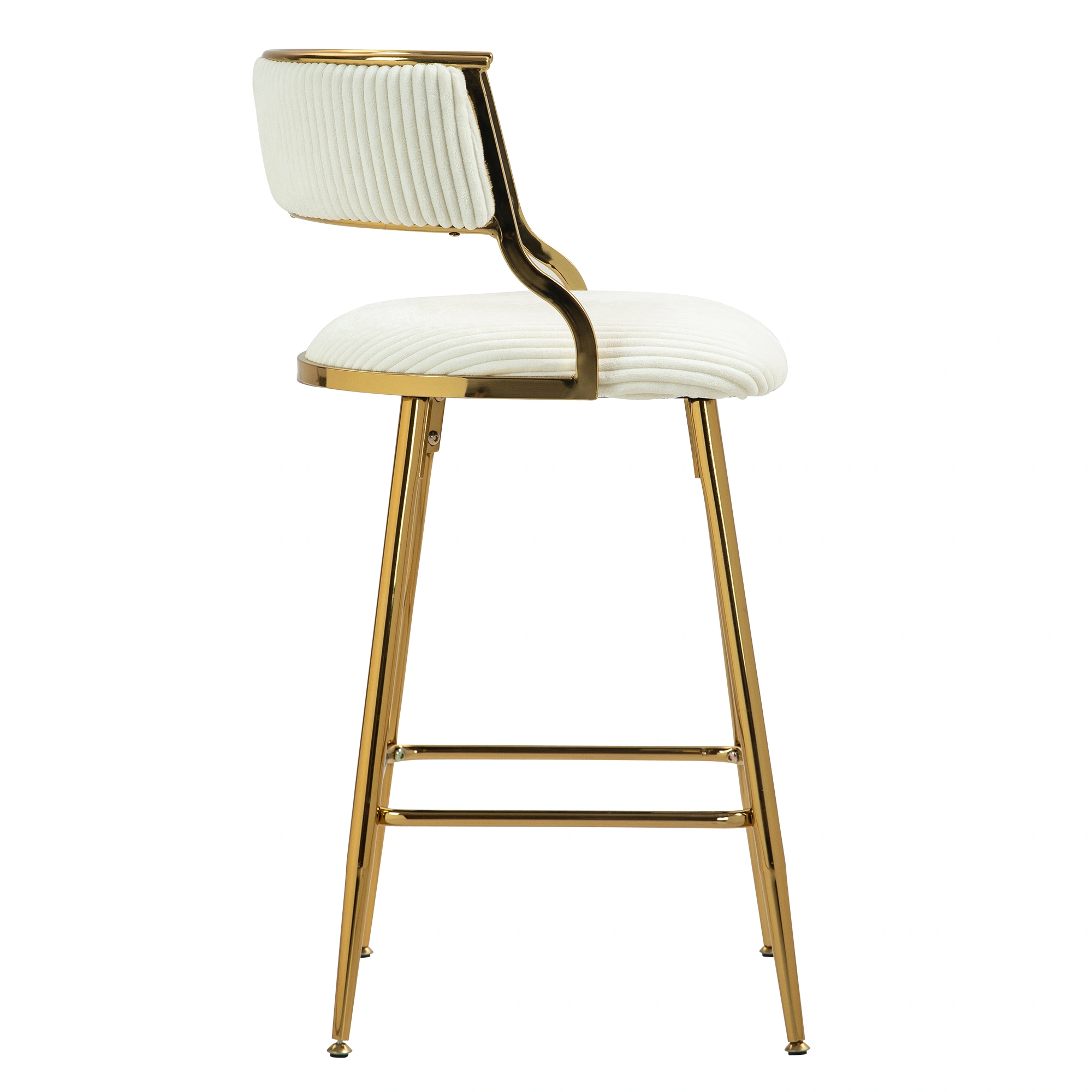 Set of 2, 26 Inch Counter Height Bar Stools with Back, view 3