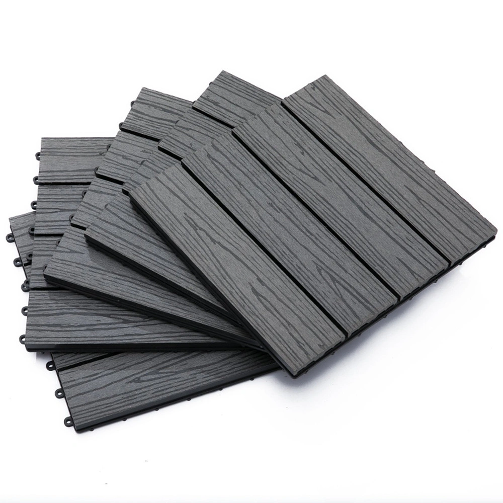 12" x 12" Interlocking Deck Tiles, Pack of 11 Outdoor Flooring Patio Tiles-Grey-AS Amazon ShippingProhibited by WalMart