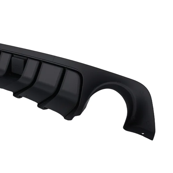 Rear Bumper Diffuser Lip W/ Brake LED fit for 2018 19-2023 Infiniti Q50 Glossy Black