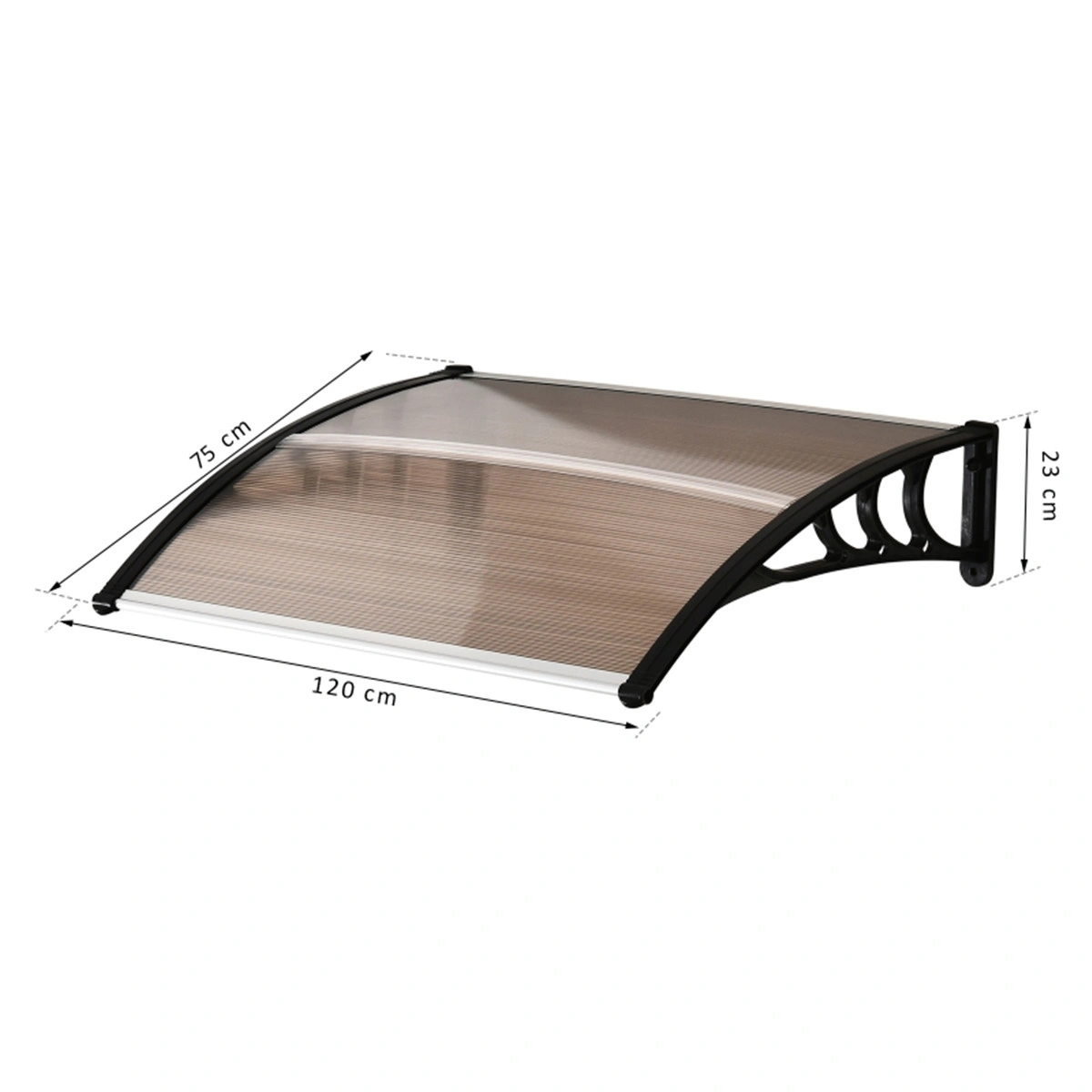 Door Canopy Exterior Entry Awning Porch Overhang Rain Sun Shelter view 2