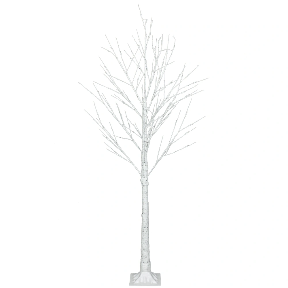 4FT Snowflake Artificial Christmas Tree with 48 LED Lights, Pre-Lit Holiday Decor