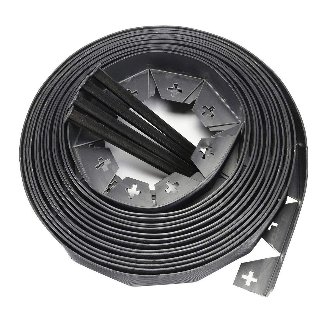 10m Garden Lawn Edging Strip Outdoor Boundary Border with 30 Fixing Nails view 3
