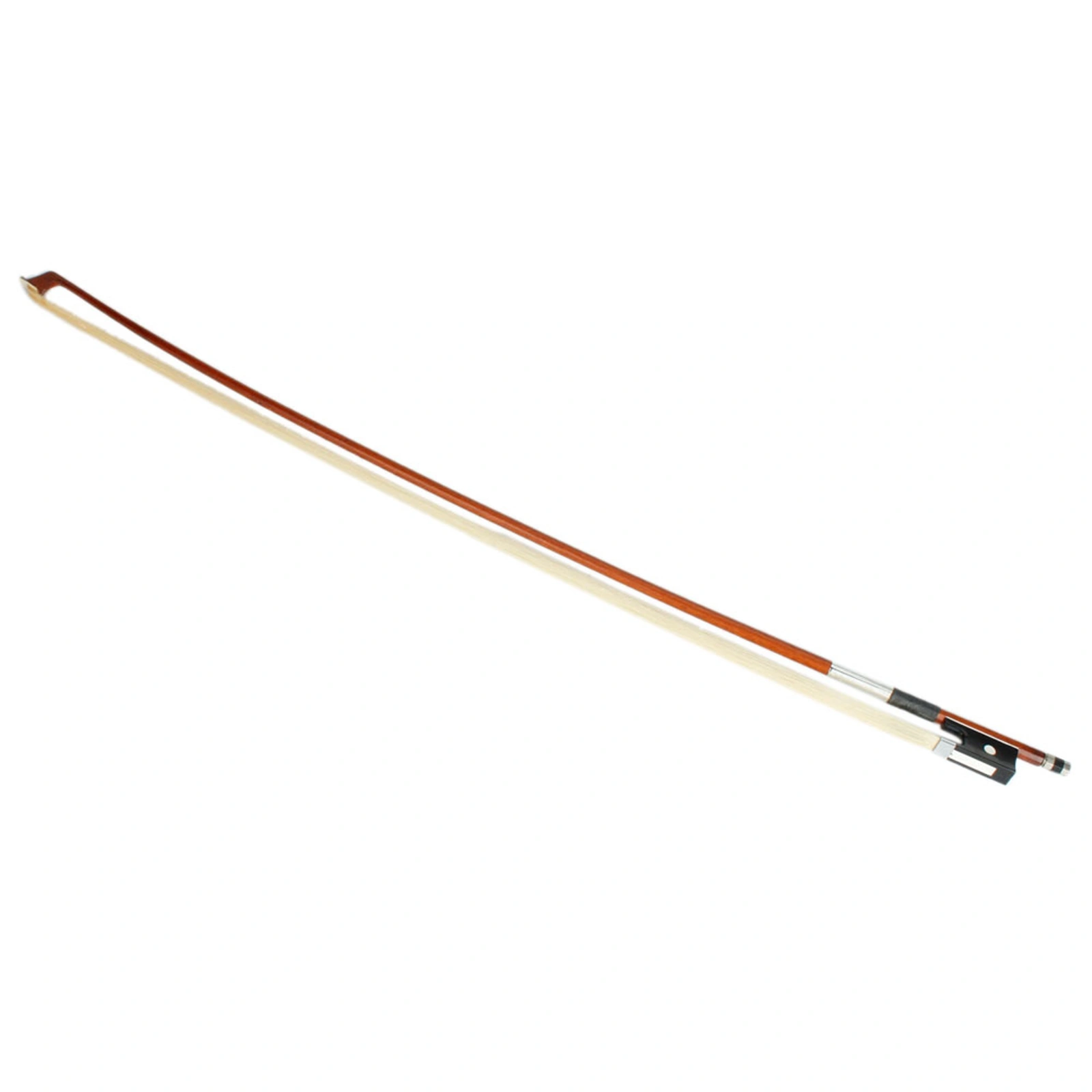 4/4 High Quality Arbor Violin Bow with Black Handle - Brown Pernambuco Bar view 2