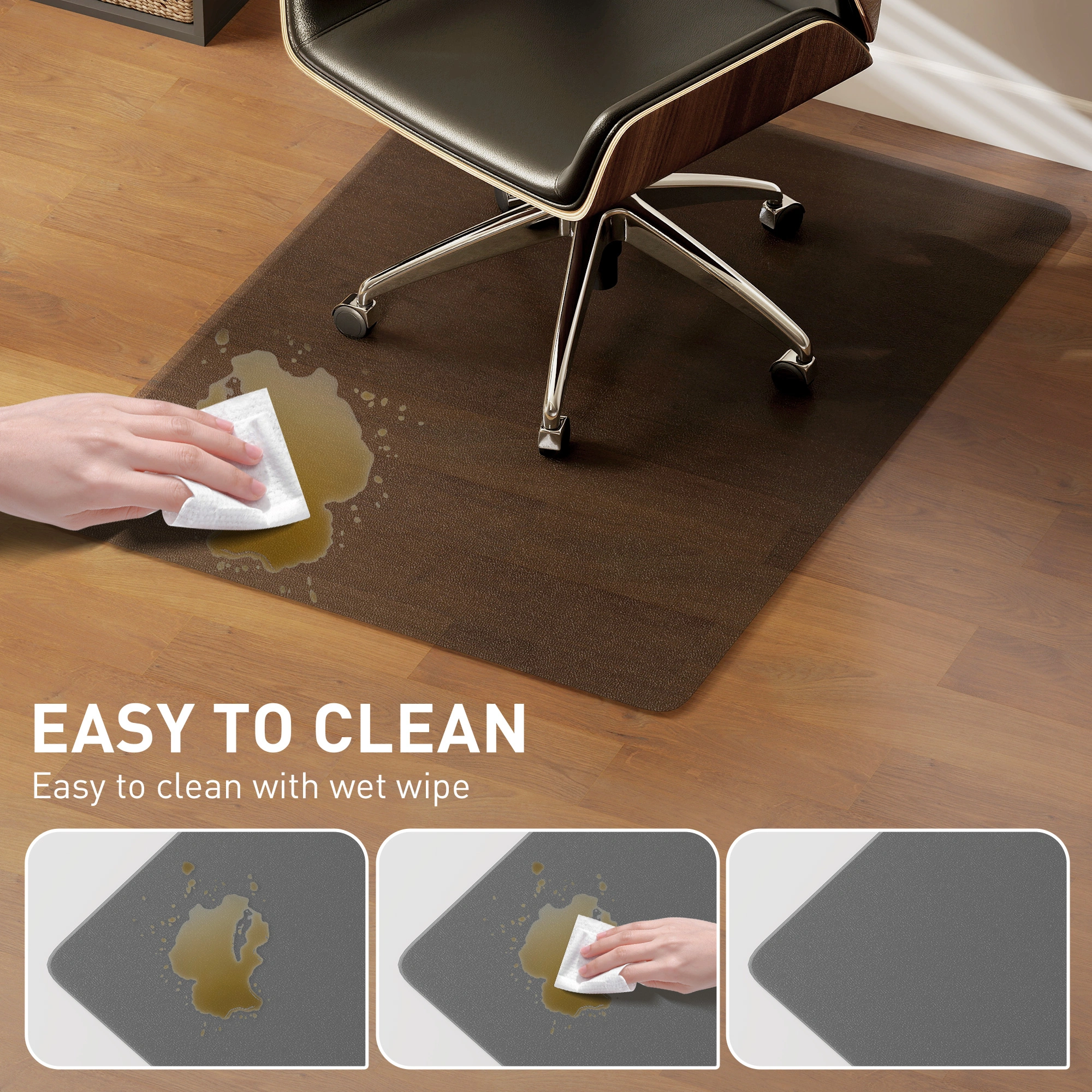Non-Slip Floor Mat, Anti-Slip Bathroom Rug, Waterproof Kitchen Mat, Durable Rubber Backing, Easy Clean view 5