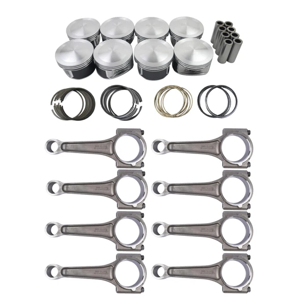 Pistons Connecting Rods Kit For 03-08 Chrysler 300 Dodge Charger Jeep Ram 5.7L 5086002AA 5086002AB 5086010AB 5086011AB 53021538AD 53021539AD view 2