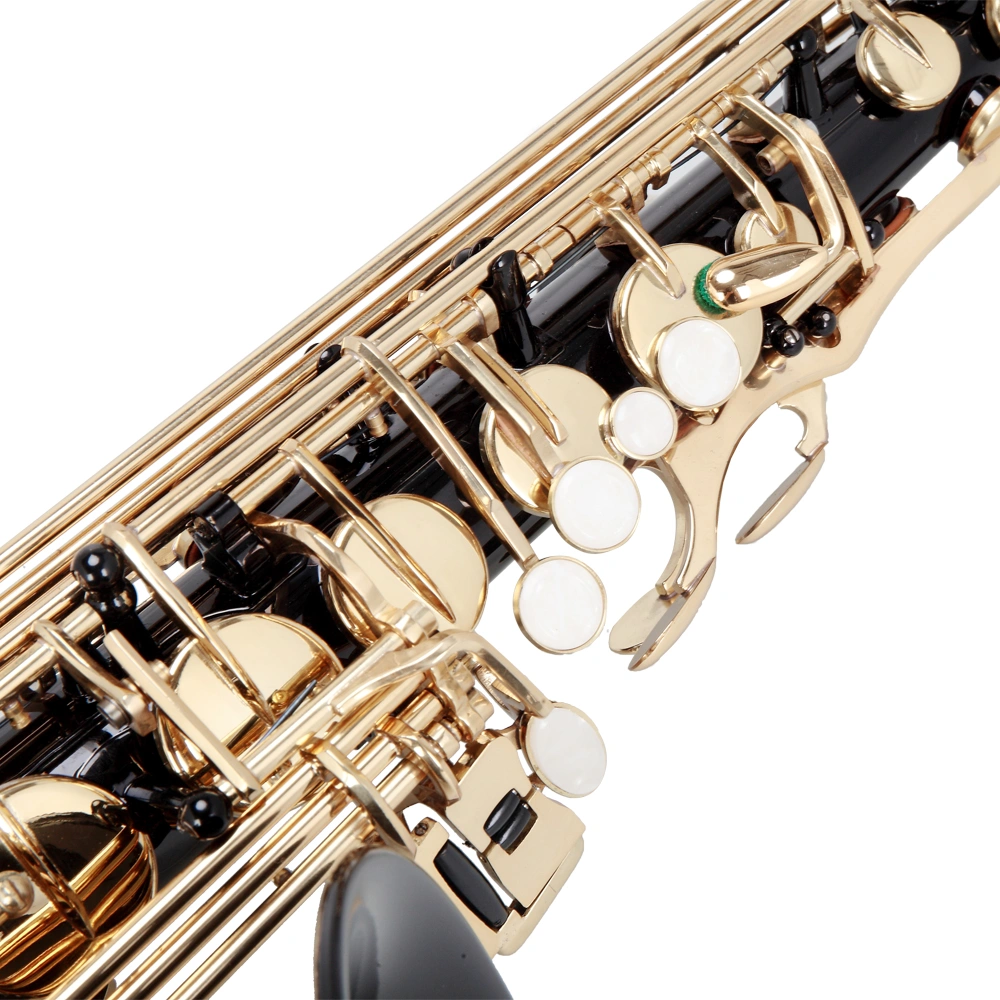 Alto Saxophone Eb E-Flat in Black - 11 Reeds, Hard Case & Care Kit Bundle for Students Beginners view 11