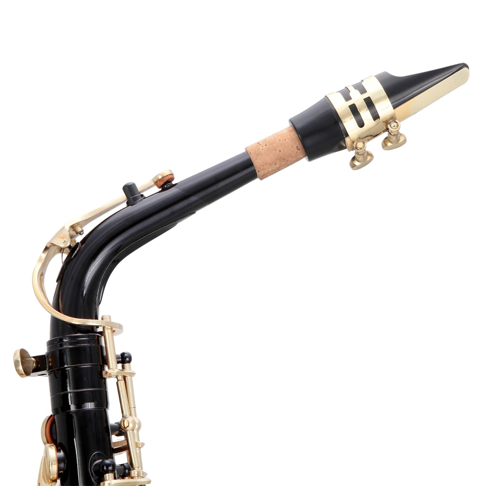 Alto Saxophone Eb E-Flat in Black - 11 Reeds, Hard Case & Care Kit Bundle for Students Beginners view 7