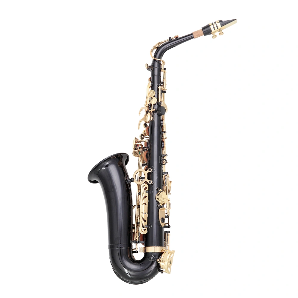 Alto Saxophone Eb E-Flat in Black - 11 Reeds, Hard Case & Care Kit Bundle for Students Beginners view 9