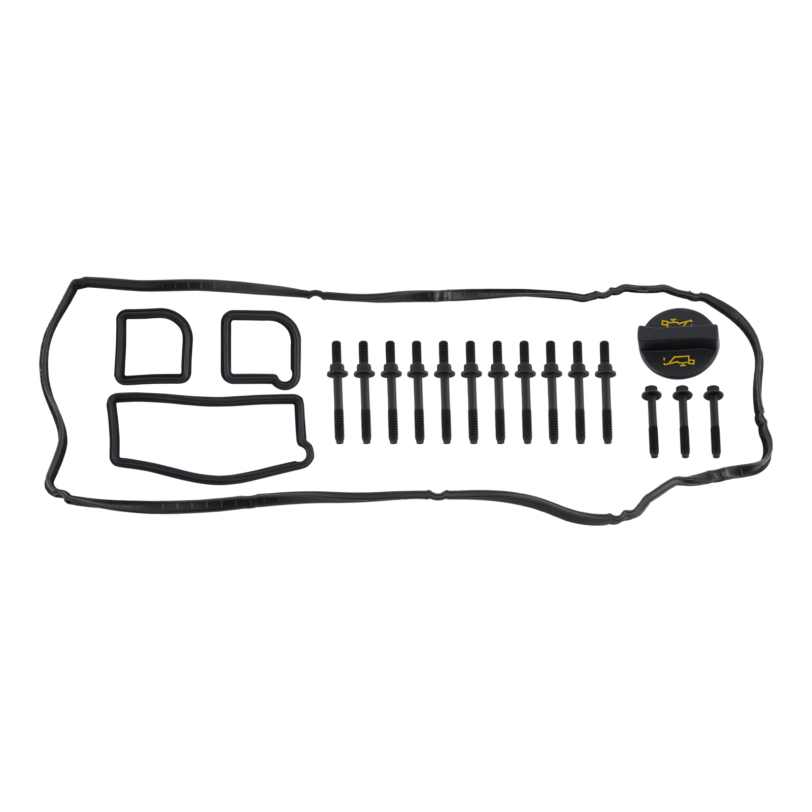 Aluminum Engine Valve Cover fit for 2010-2012 Ford Escape and Fusion 2.5L V6 view 2