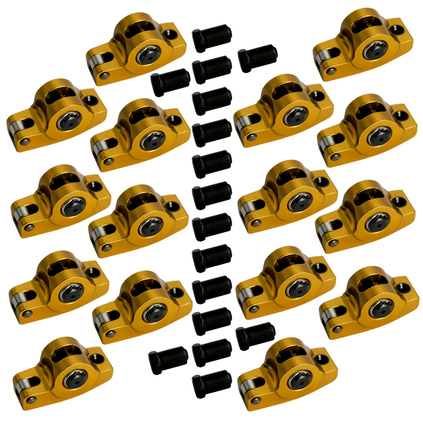 Aluminum Roller Rocker Arms 1.5 Ratio 3/8" for SBC Small Block Chevy 327 350 Engine view 7