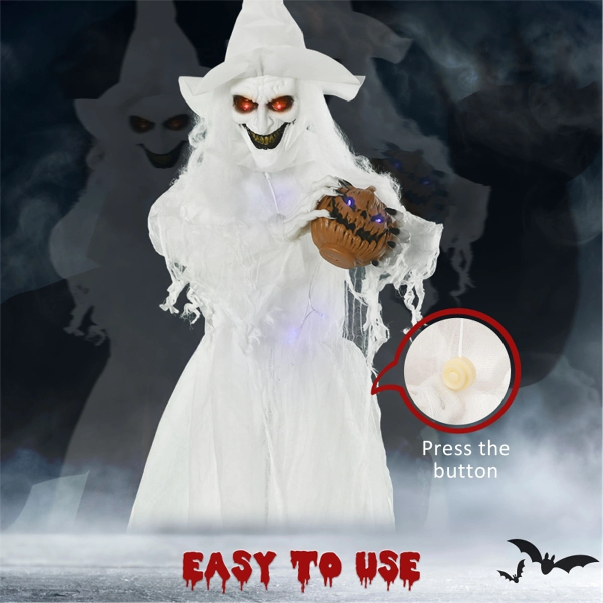 Halloween Decoration Inflatable Outdoor Large Yard Scary Props Decor