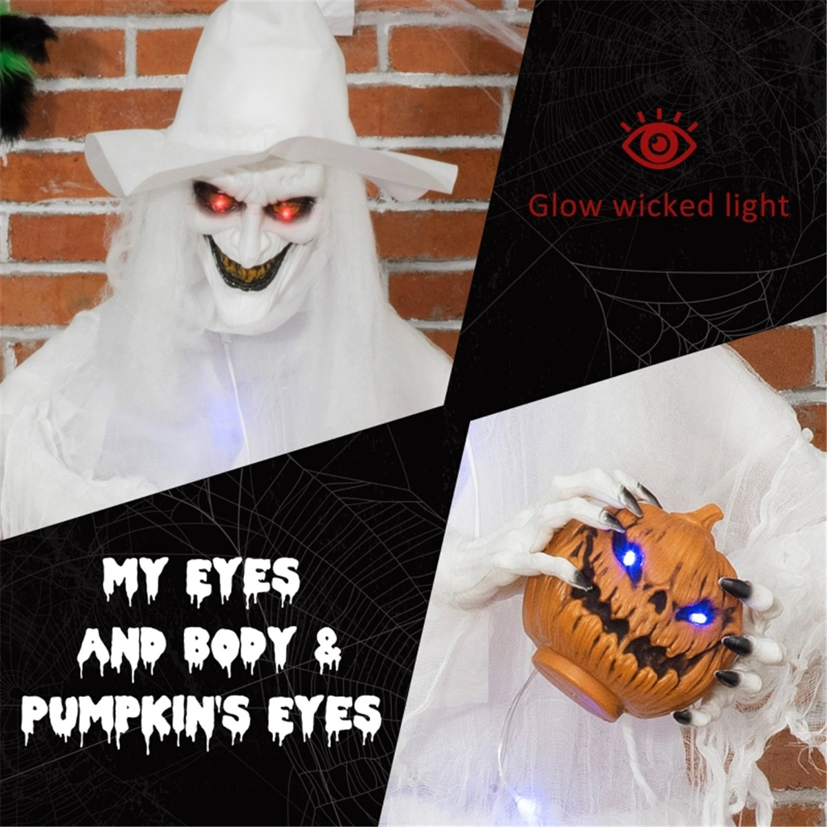 Halloween Decoration Inflatable Outdoor Large Yard Scary Props Decor view 6