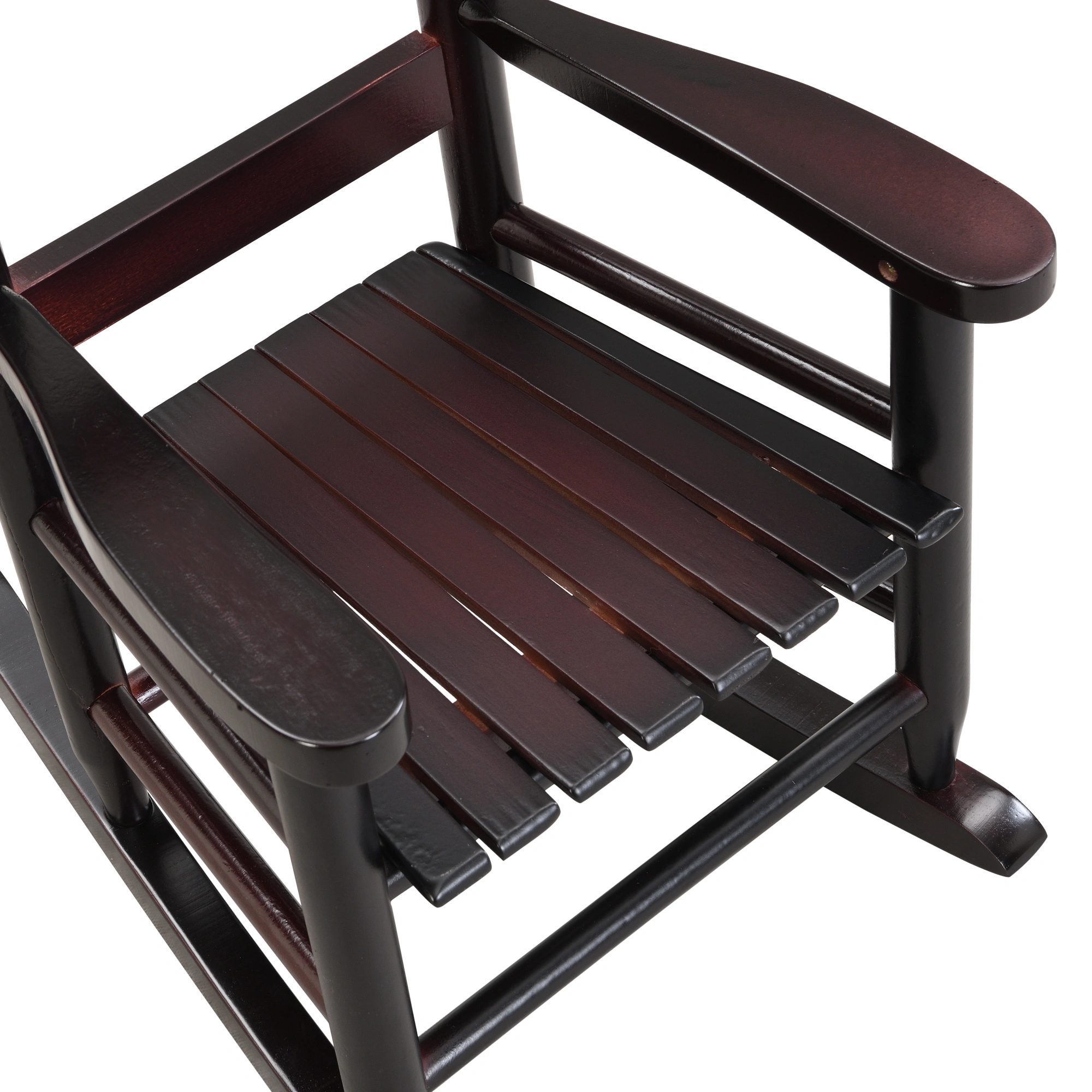 Kids Rocking Chair Solid Oak Indoor Outdoor Durable ESP Wood Children's Accent Seat view 8