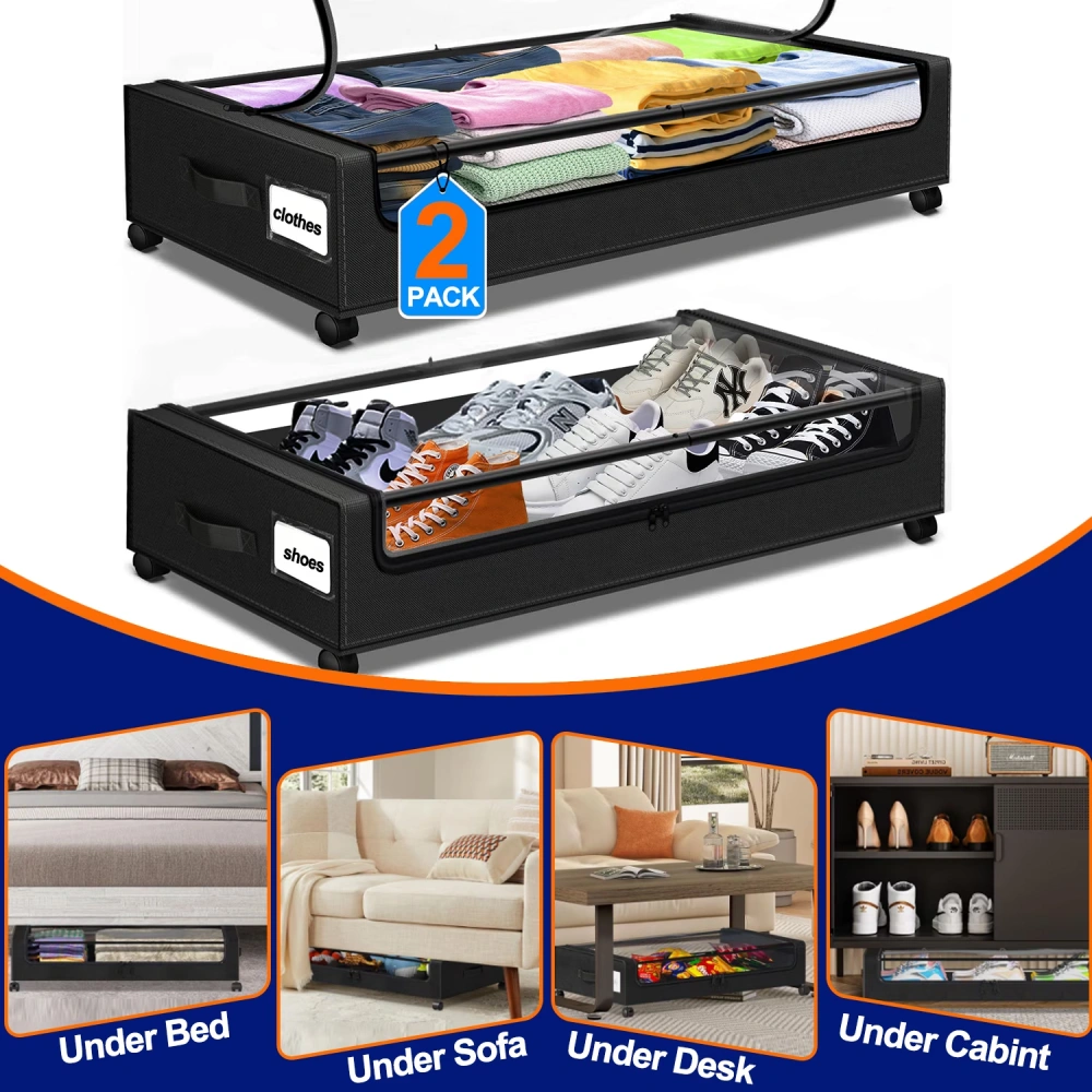 2 Pack Under Bed view 3