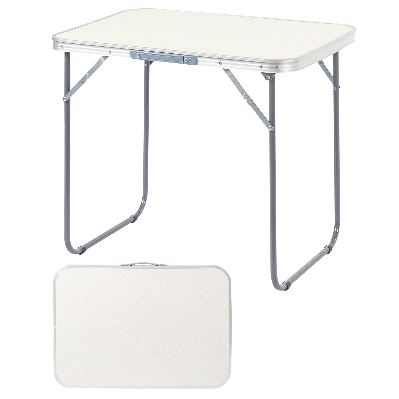 Aluminum Camping Folding Table 70x50x60cm Portable Outdoor Picnic Table for Hiking and Travel