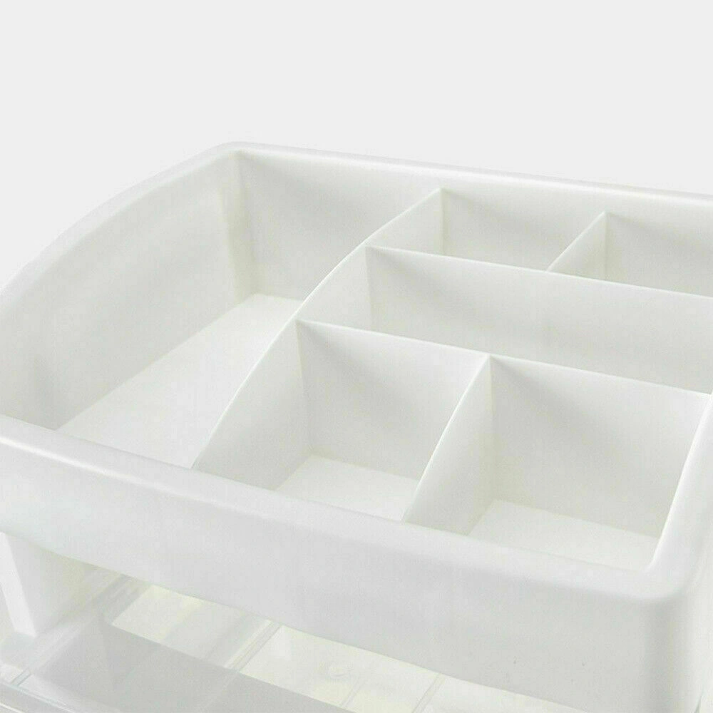 Large Makeup Storage Box Case Cosmetic Stationery Drawer Desktop Table Organiser view 4