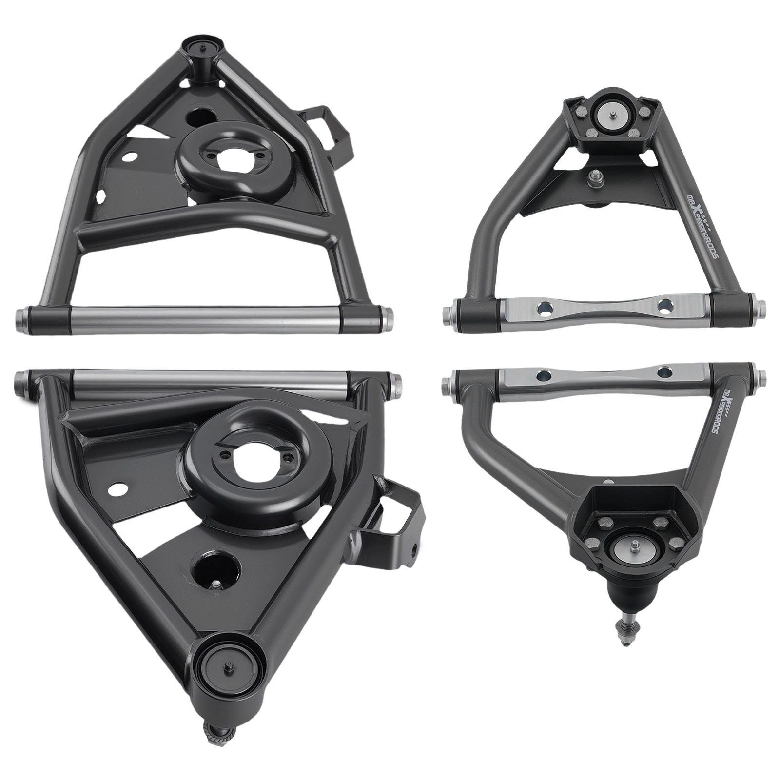 4x Tubular Control Arms Set fit for 1975-1986 Chevy C10 Pickup 1963-1970 1973-1974