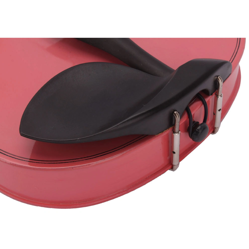 New 1/8 Acoustic Violin Case Bow Rosin Pink view 11