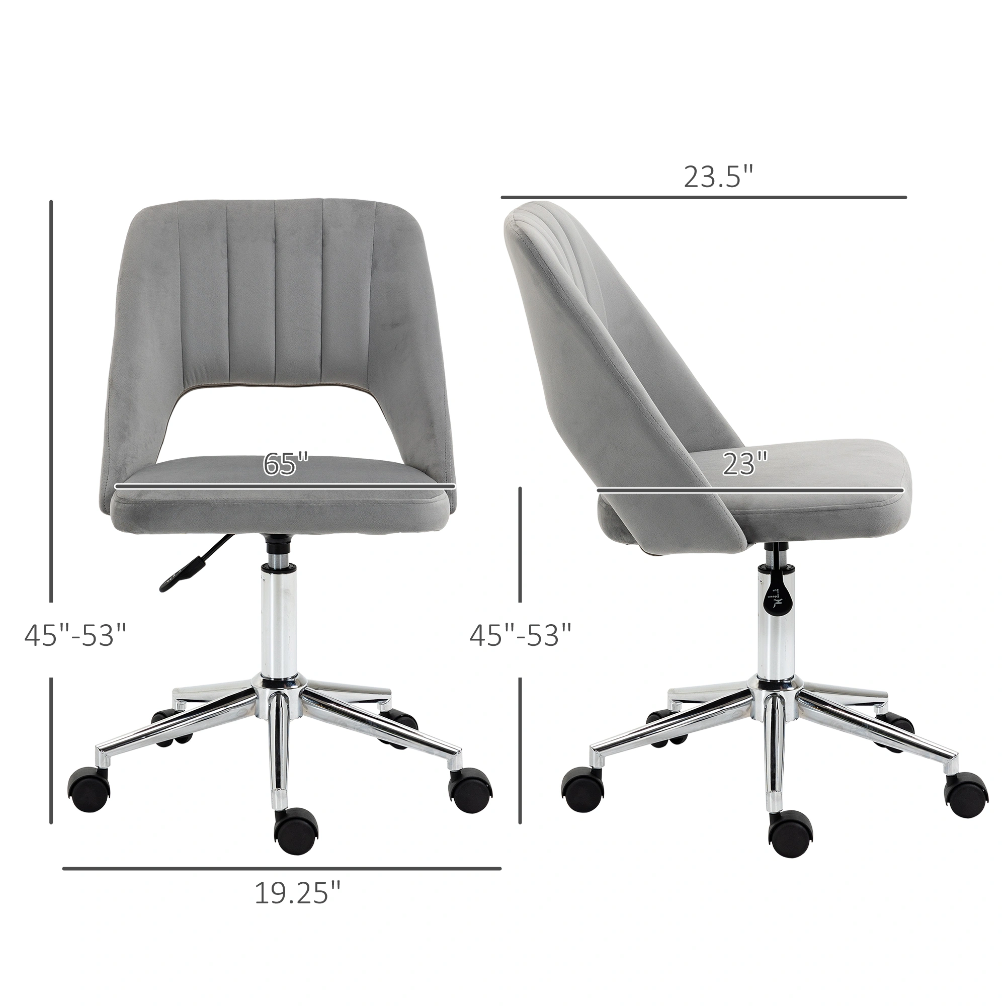 Ergonomic Office Chair, Adjustable Armrests, High Back Executive Armchair with Breathable Cushion, Swivel Desk Chair for Home Office, Conference Room view 2